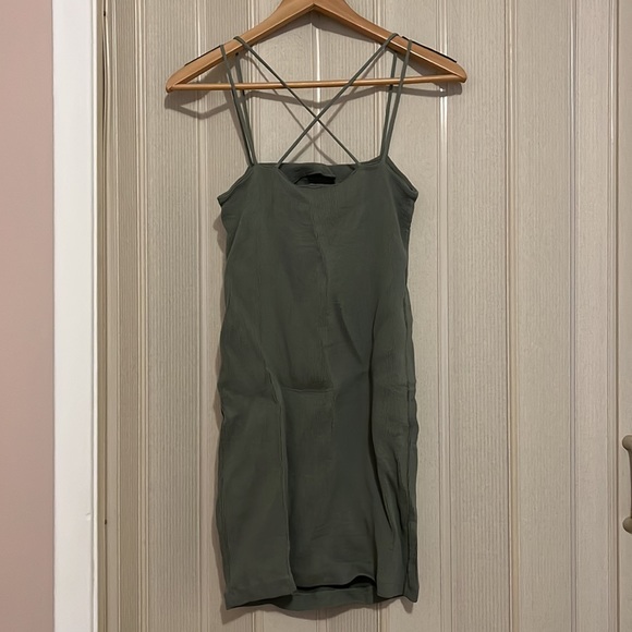 3 for $15! H&M green mini dress! - Picture 2 of 3